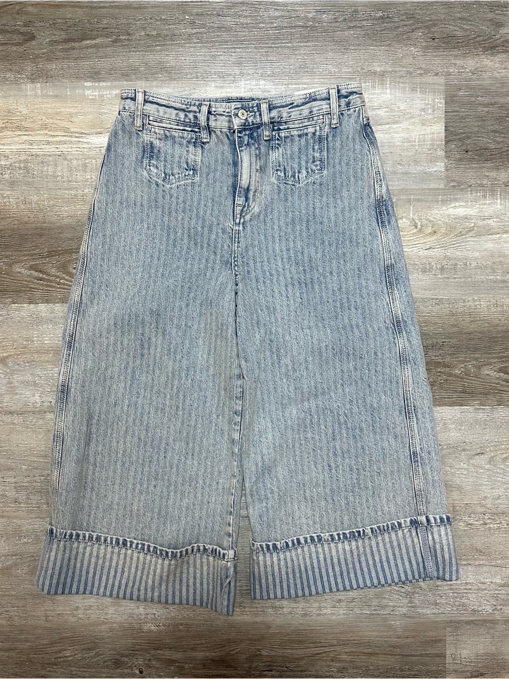 Free People We The Free Brette Crop Wide Leg Jean Size 29 NWT - Picture 6 of 12